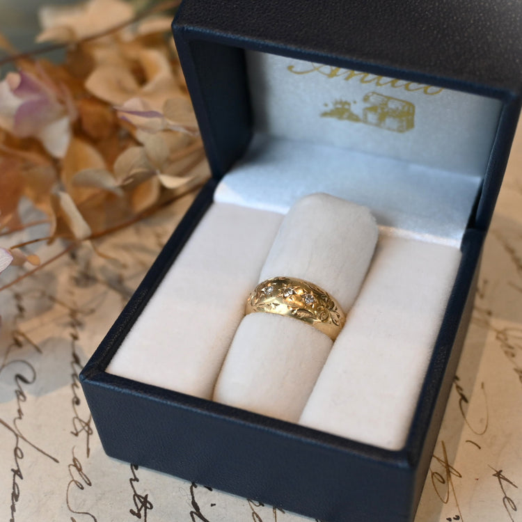 星留のダイヤモンドが美しい リング