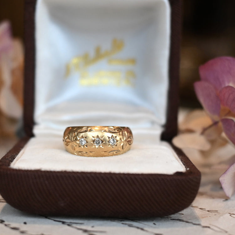 星留のダイヤモンドが美しい リング