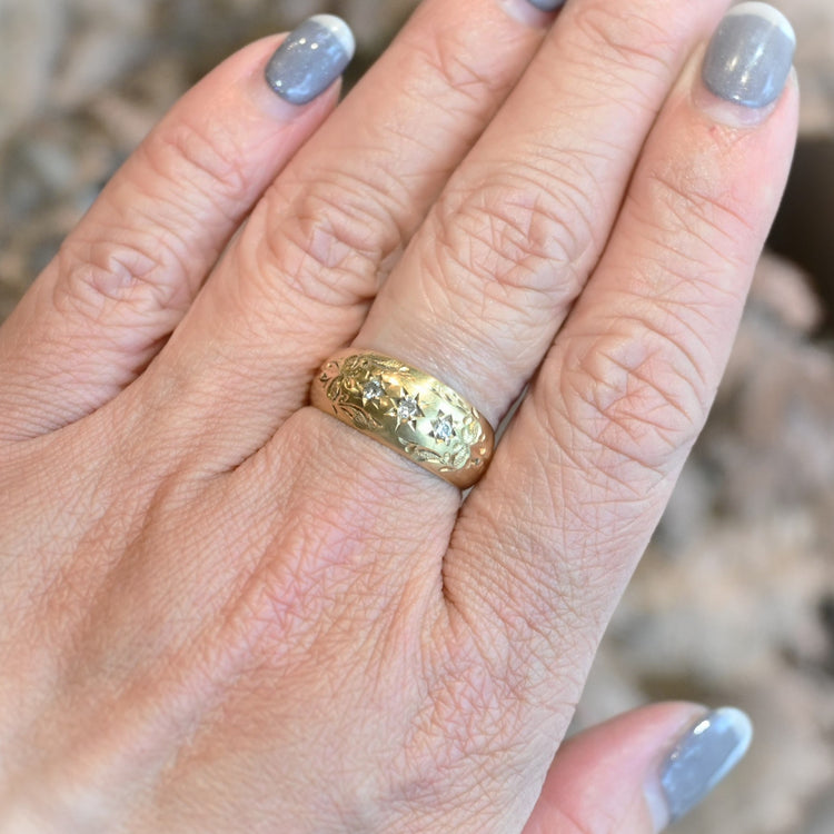 星留のダイヤモンドが美しい リング