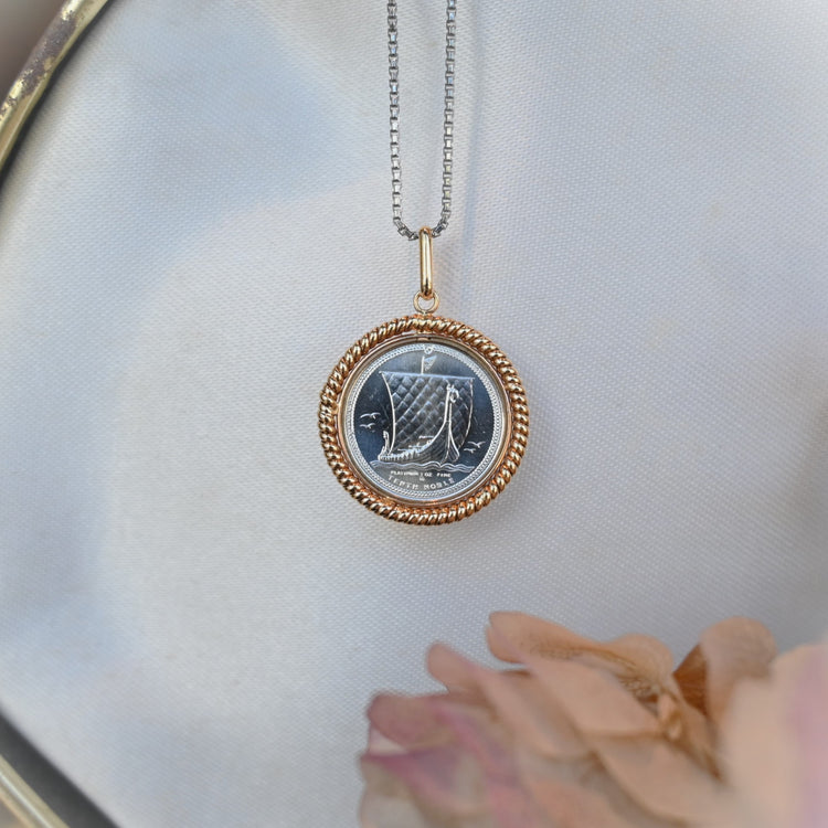 1985年 1/10oz マン島ノーブル プラチナコイントップ