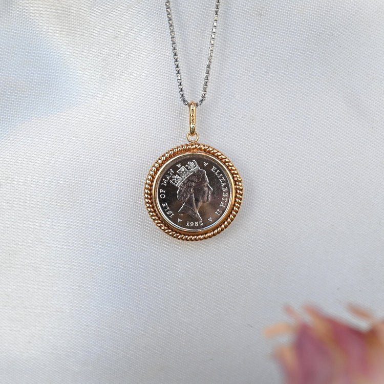 1985年 1/10oz マン島ノーブル プラチナコイントップ