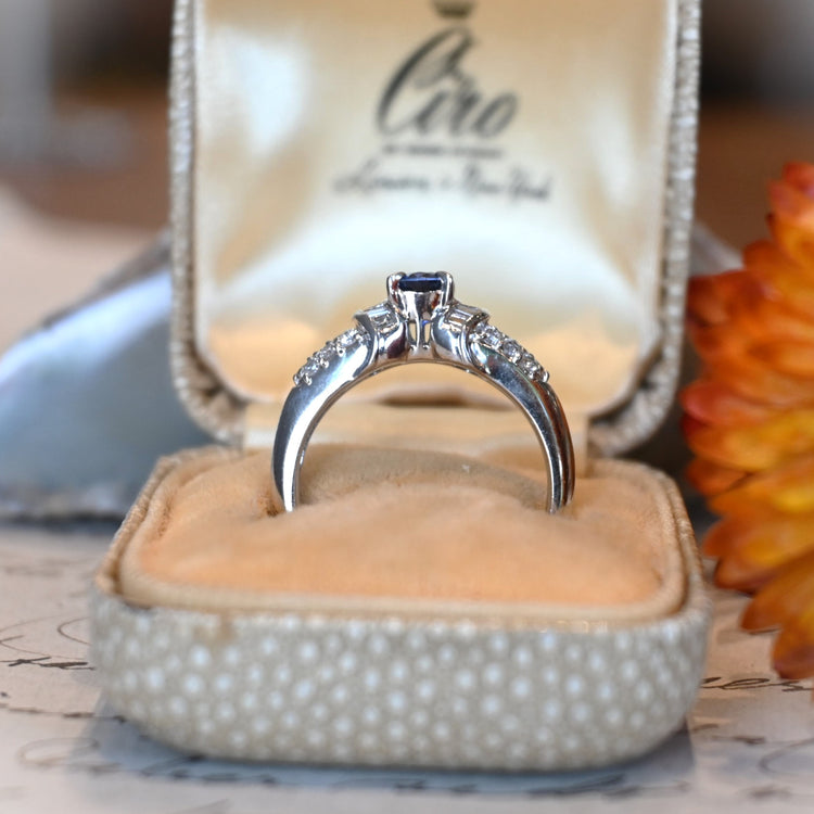 サファイア プラチナリング