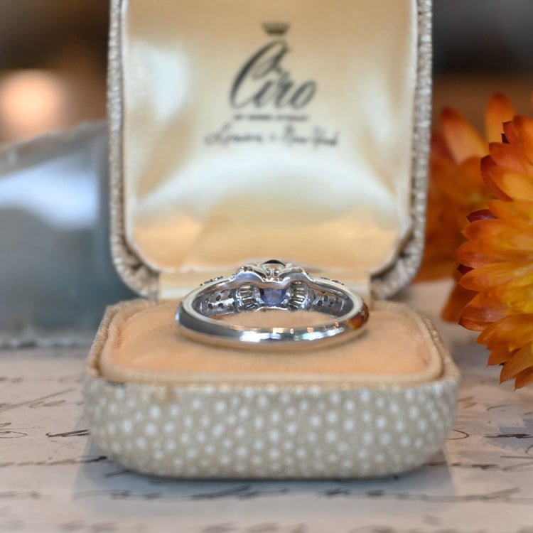 サファイア プラチナリング