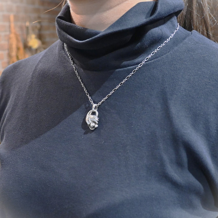 ジョージジェンセン(GEORG JENSEN)イヤーペンダント 1999