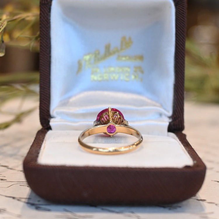 レッドスピネル リング