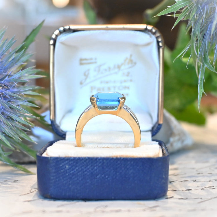 ブルートパーズ リング