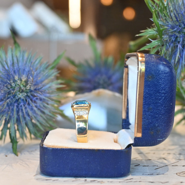 ブルートパーズ リング