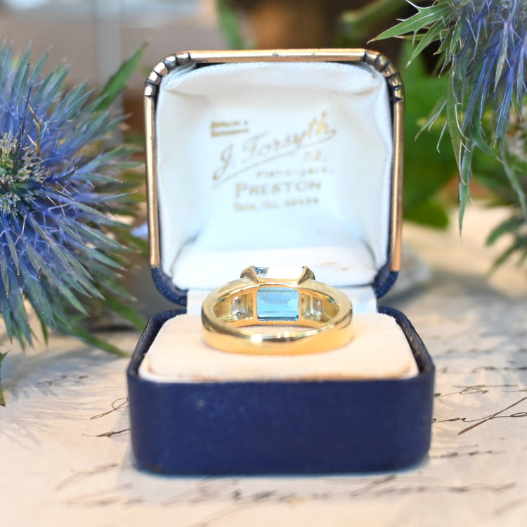 ブルートパーズ リング