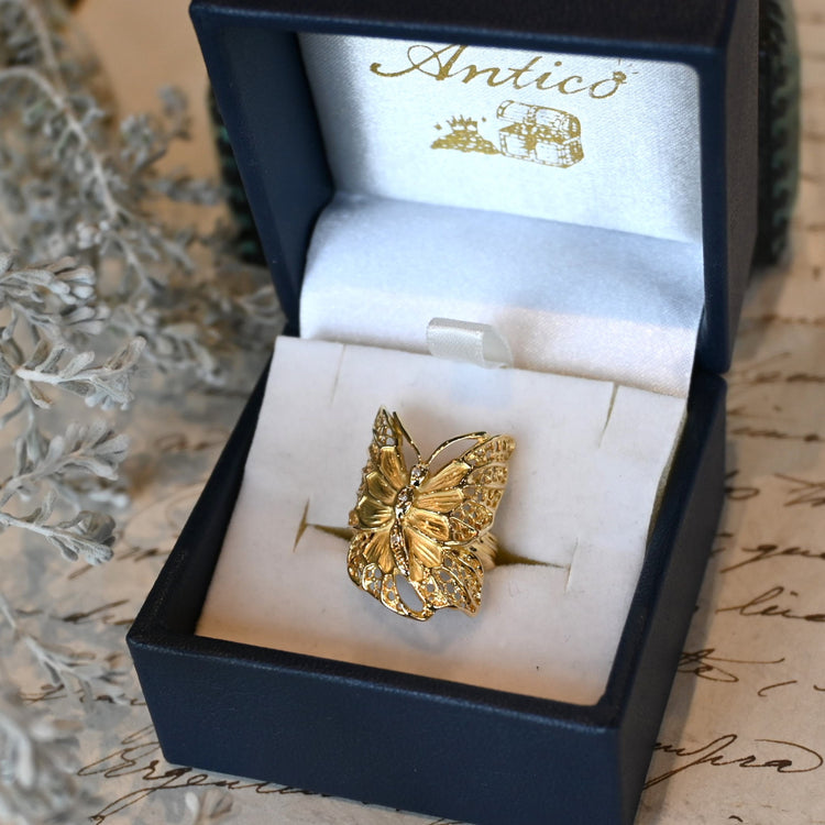 バタフライモチーフ リング