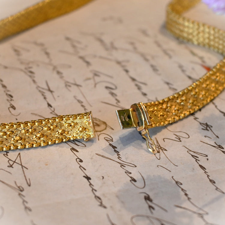 MIKIMOTO 細かな手仕事が光るネックレス made in FRANCE