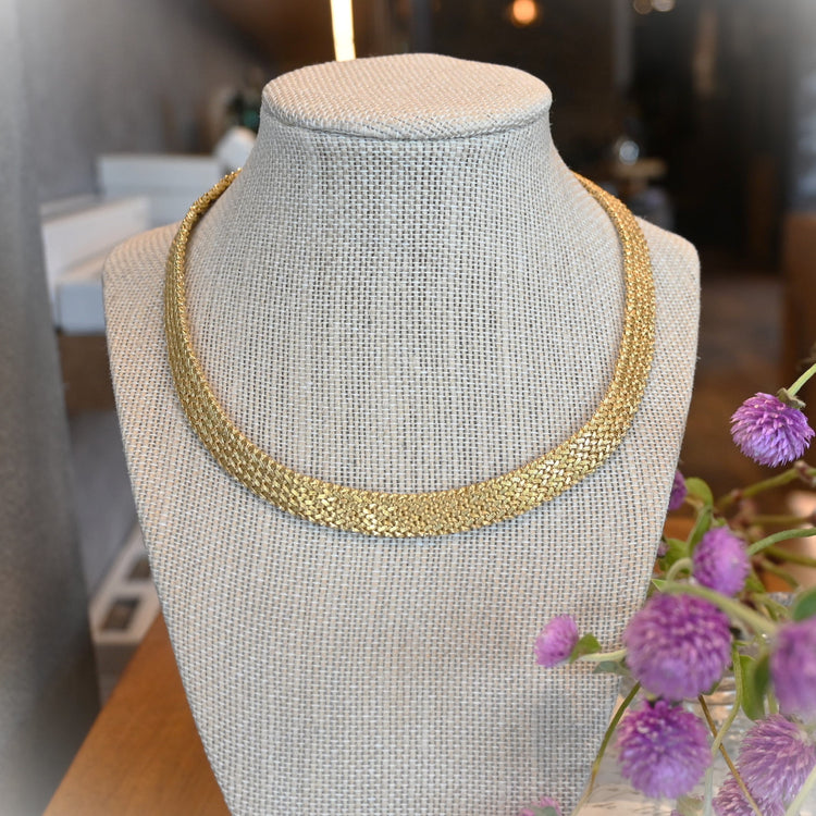 MIKIMOTO 細かな手仕事が光るネックレス made in FRANCE