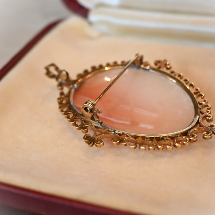 ゴージャスな カメオペンダントトップ