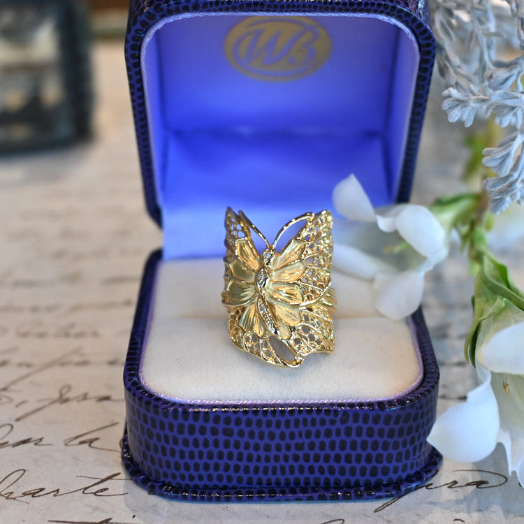 バタフライモチーフ リング