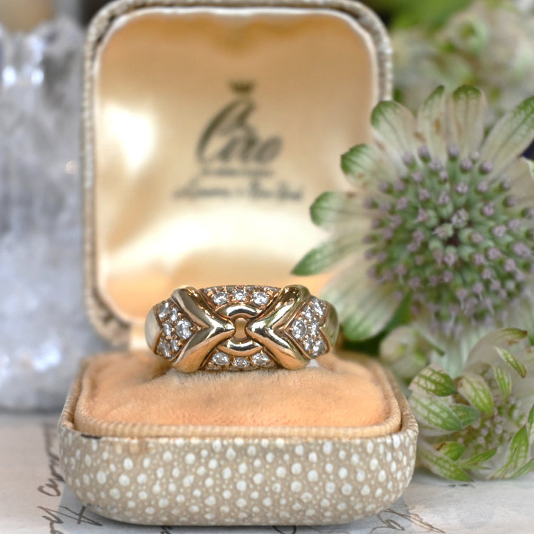 ブルガリ トリカダイヤモンドリング