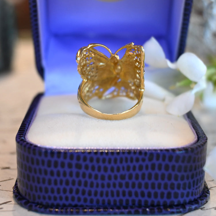 バタフライモチーフ リング