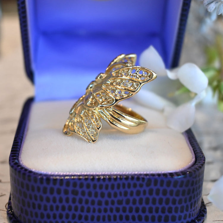 バタフライモチーフ リング