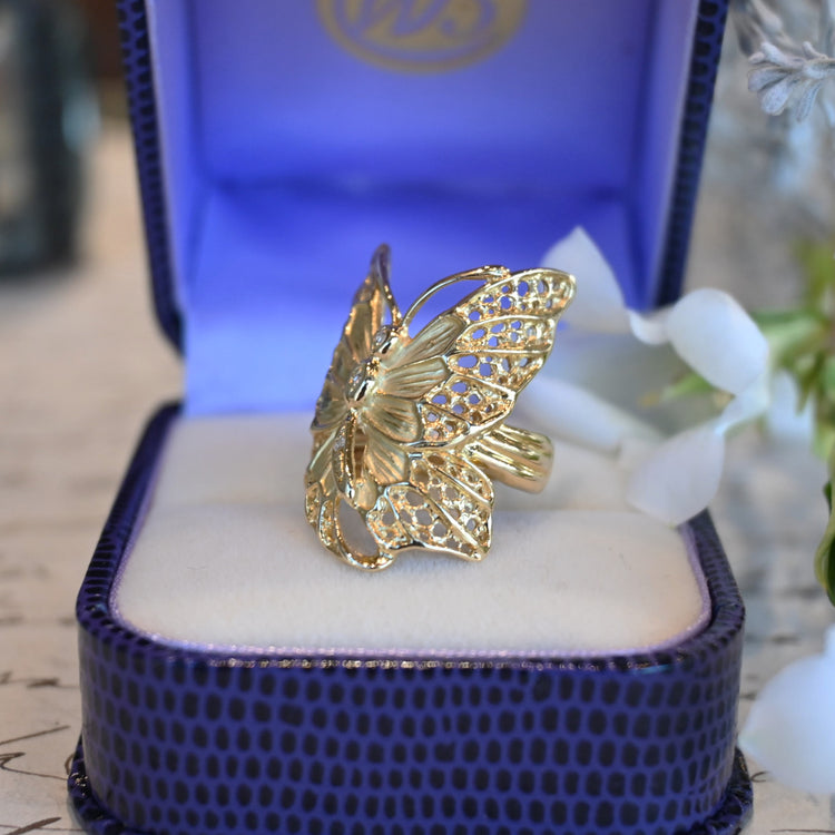 バタフライモチーフ リング
