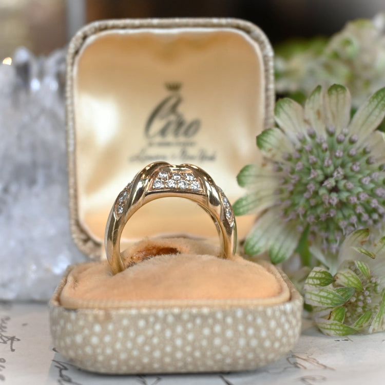 ブルガリ トリカダイヤモンドリング