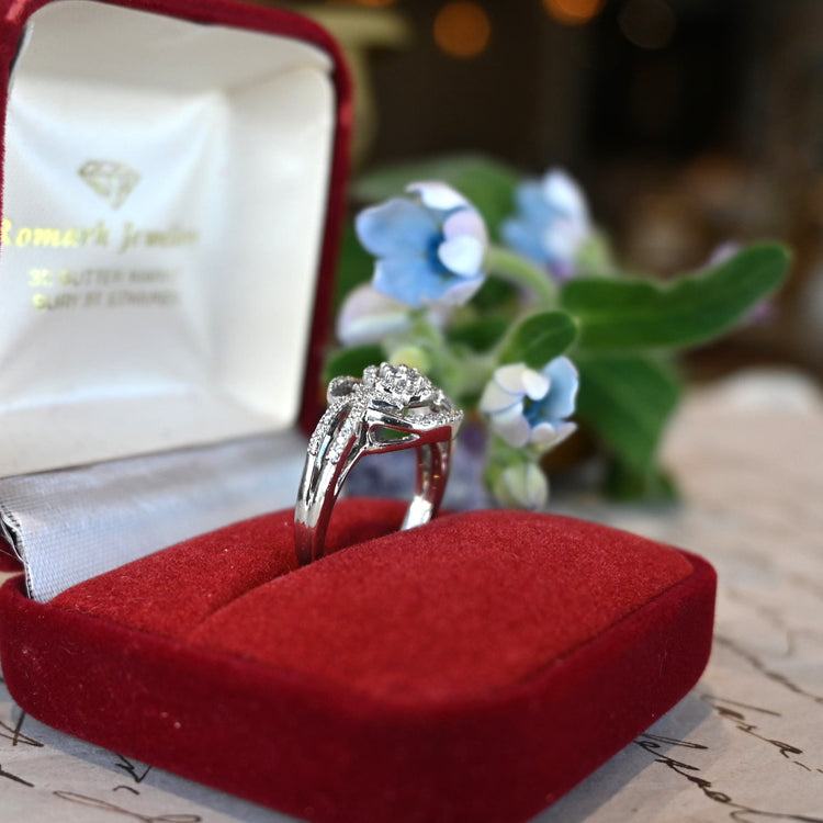 ゴージャスな輝き プラチナリング