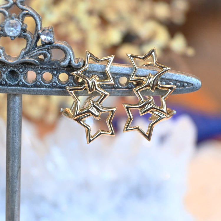 Tiffany トリプルスターピアス