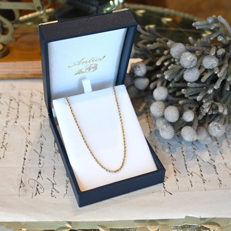 PAT PEND刻印 フレンチロープチェーン