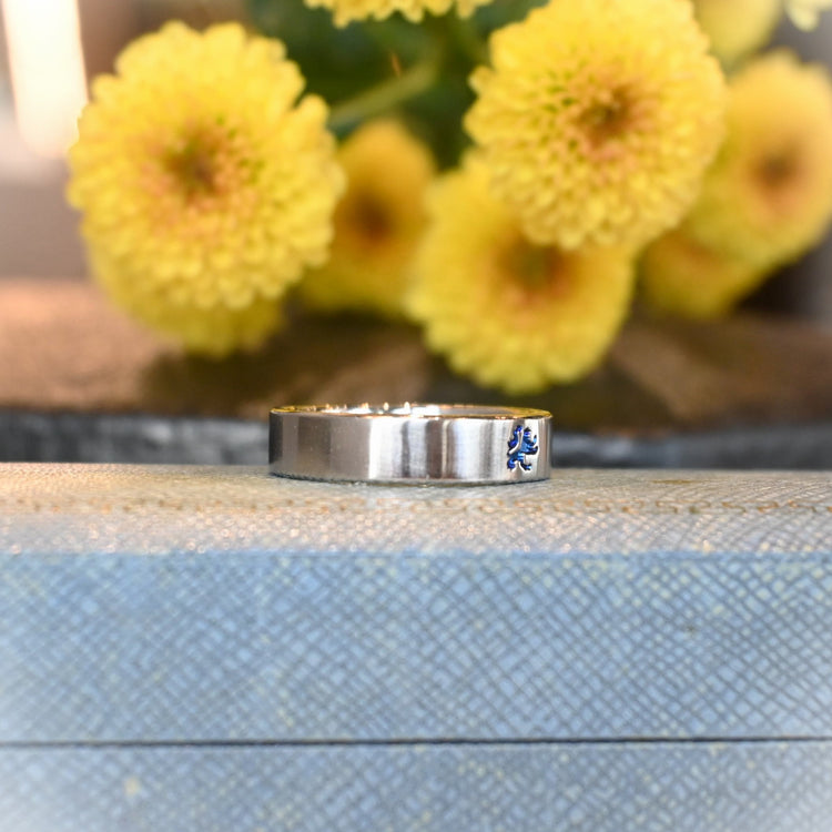 CITIZEN サファイア プラチナリング