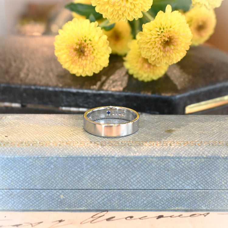 CITIZEN サファイア プラチナリング