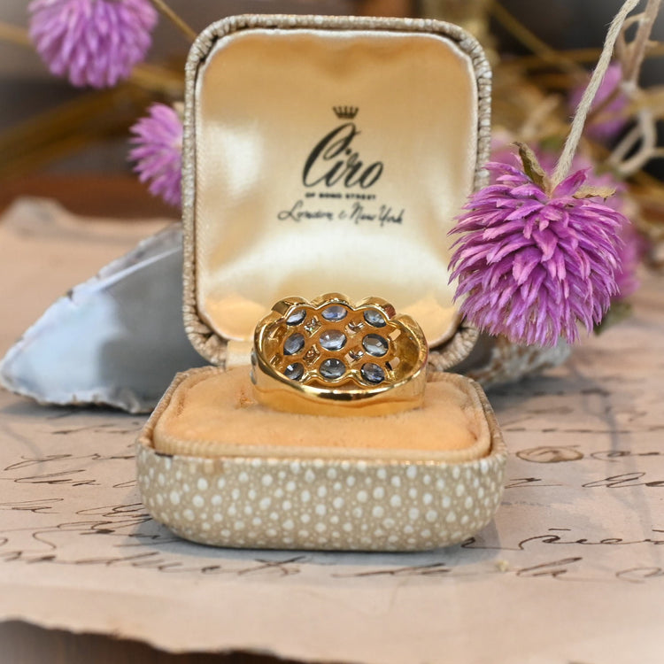 サファイア デザインリング