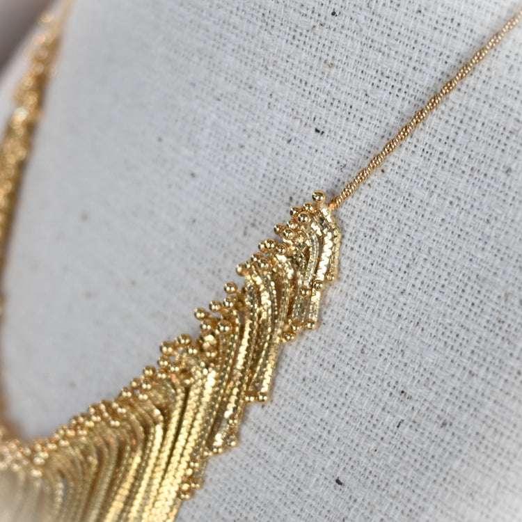 流れるラインが美しい ネックレス from ITALY