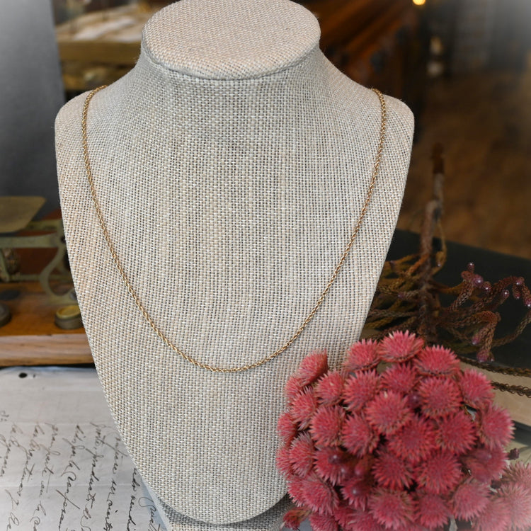 PAT PEND刻印 フレンチロープチェーン