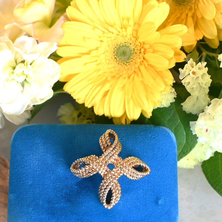 Tiffany ノットデザインブローチ