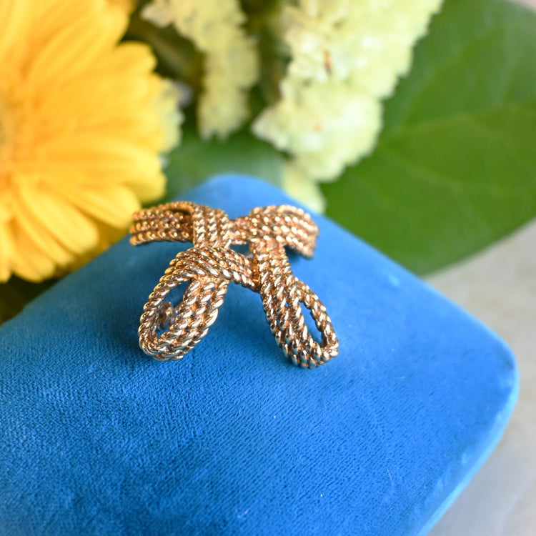 Tiffany ノットデザインブローチ
