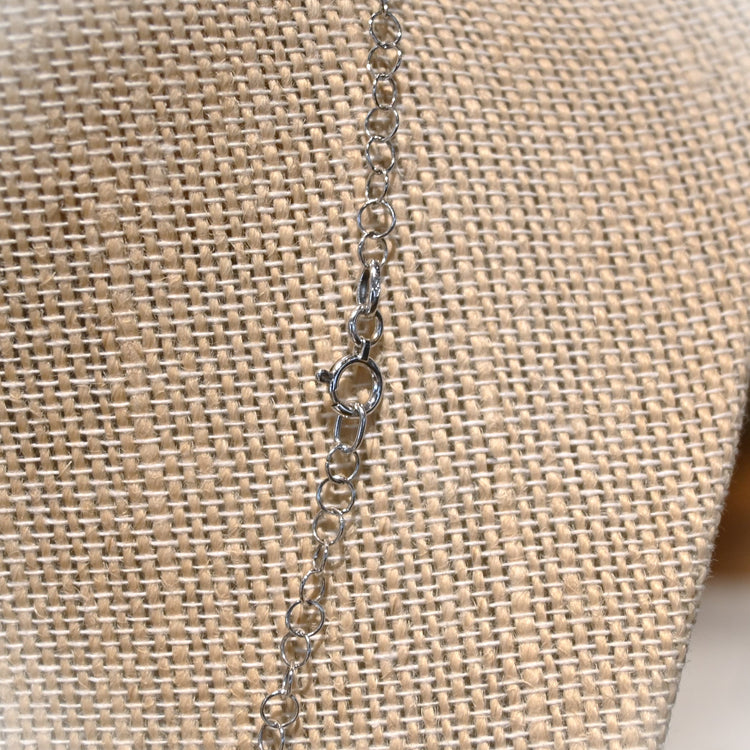 繊細な彫りトップ デザインネックレス from ITALY