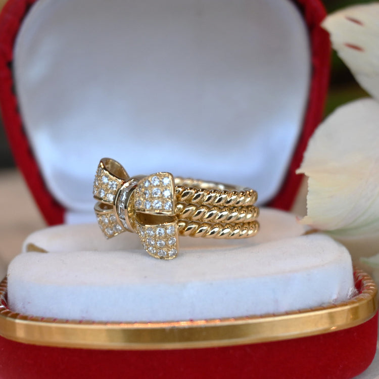 デコラクティブな リボンリング