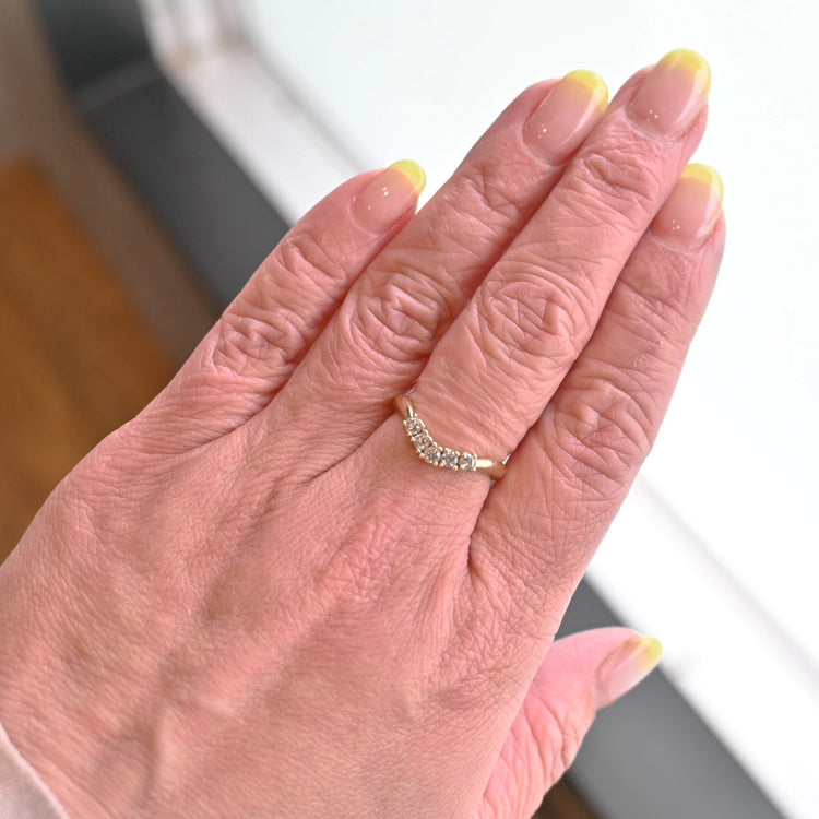 可愛らしい ダイヤモンドリング