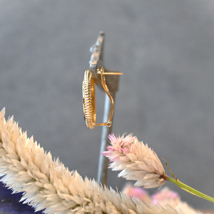 1/10oz メープルコイン 華やかなピアス