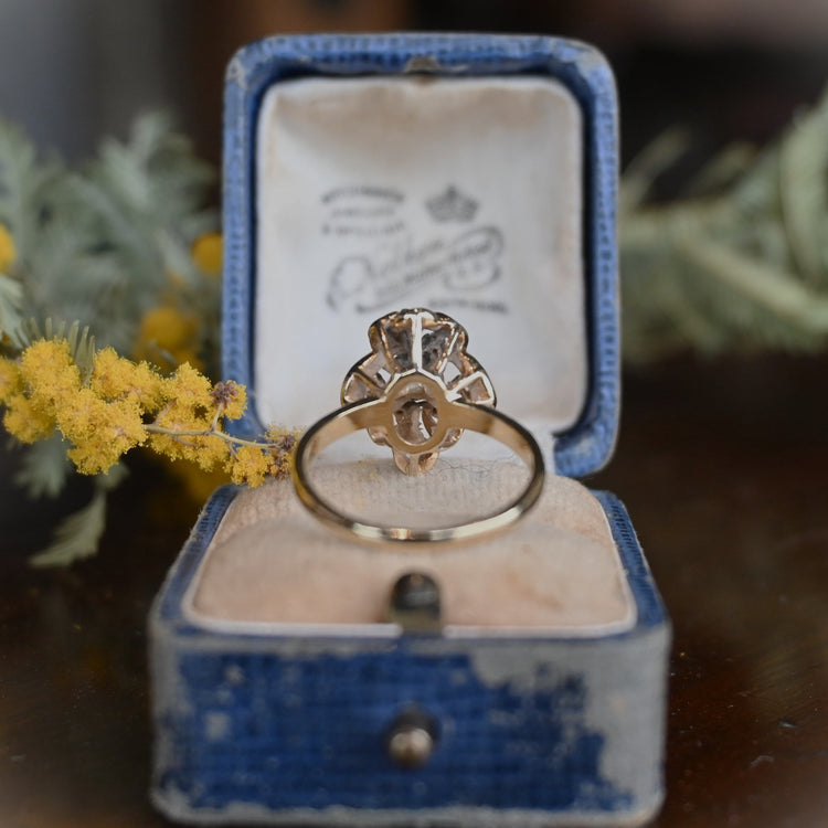 華やかな ヴィンテージダイヤモンドリング