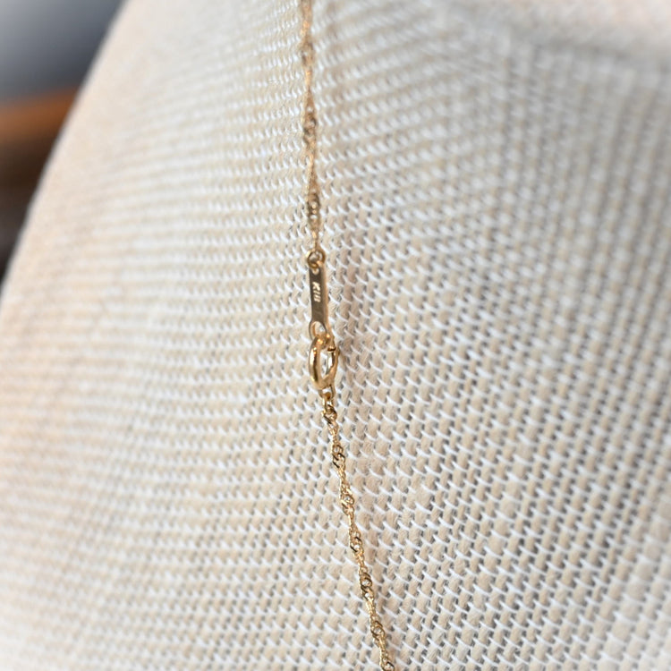 ゴールド スクリューネックレス