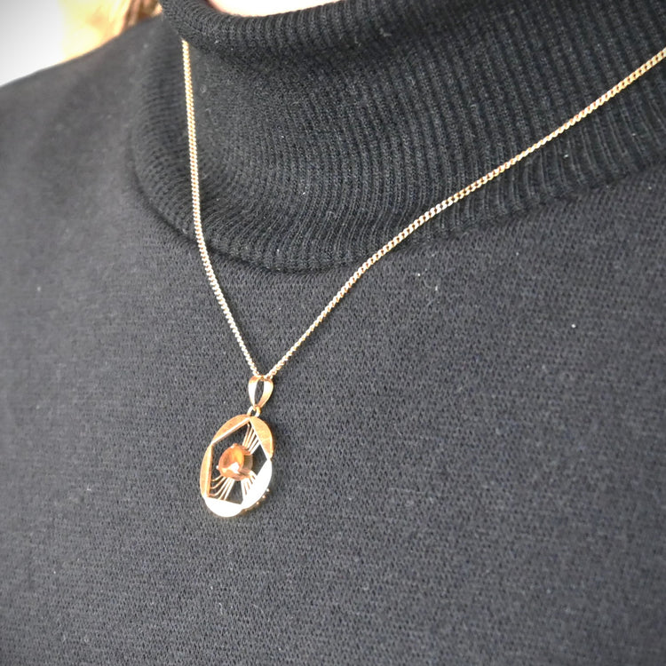 和風トップつき ネックレス