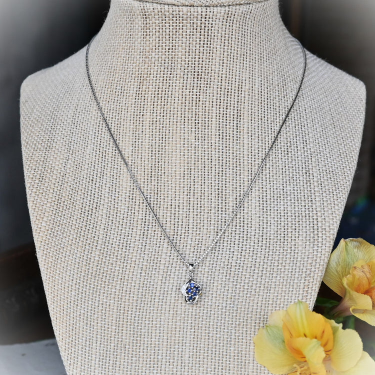 サファイアトップ付 ネックレス