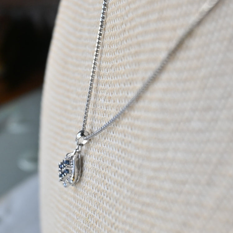 サファイアトップ付 ネックレス