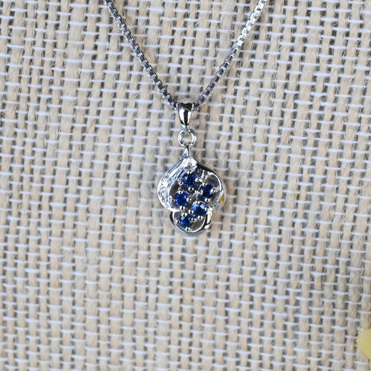 サファイアトップ付 ネックレス