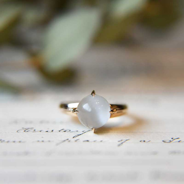 ムーンストーン ヴィンテージリング