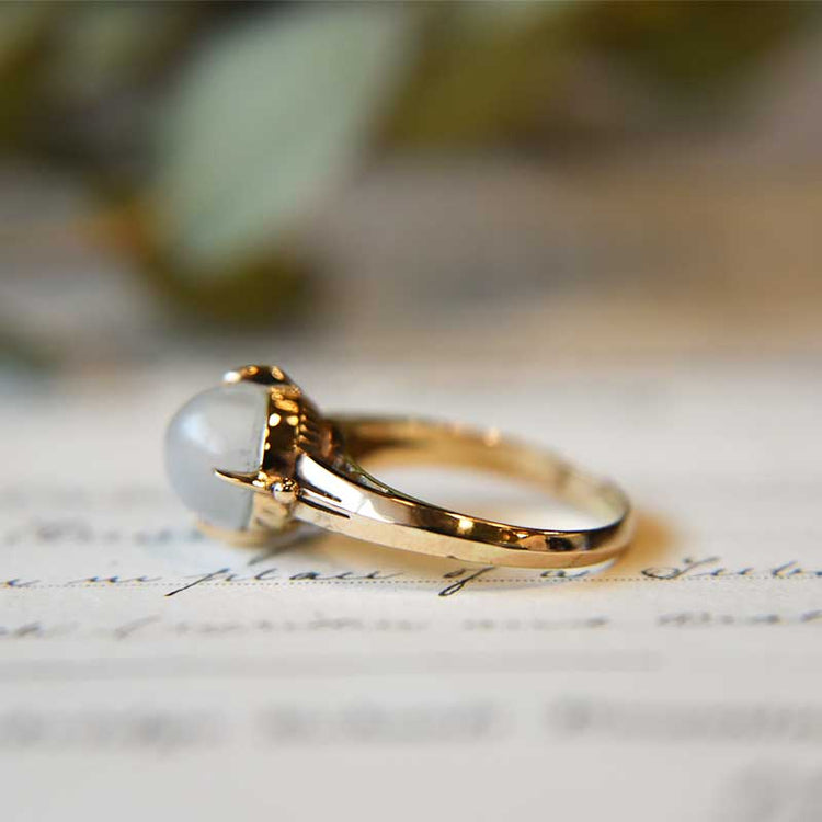 ムーンストーン ヴィンテージリング