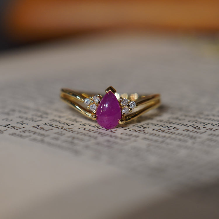 レッドベリル リング