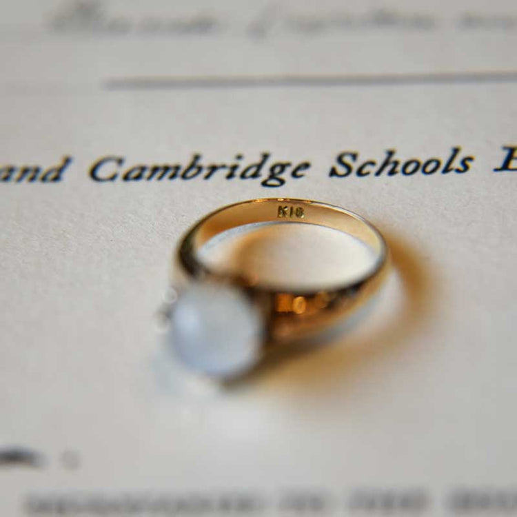 ムーンストーン ヴィンテージリング