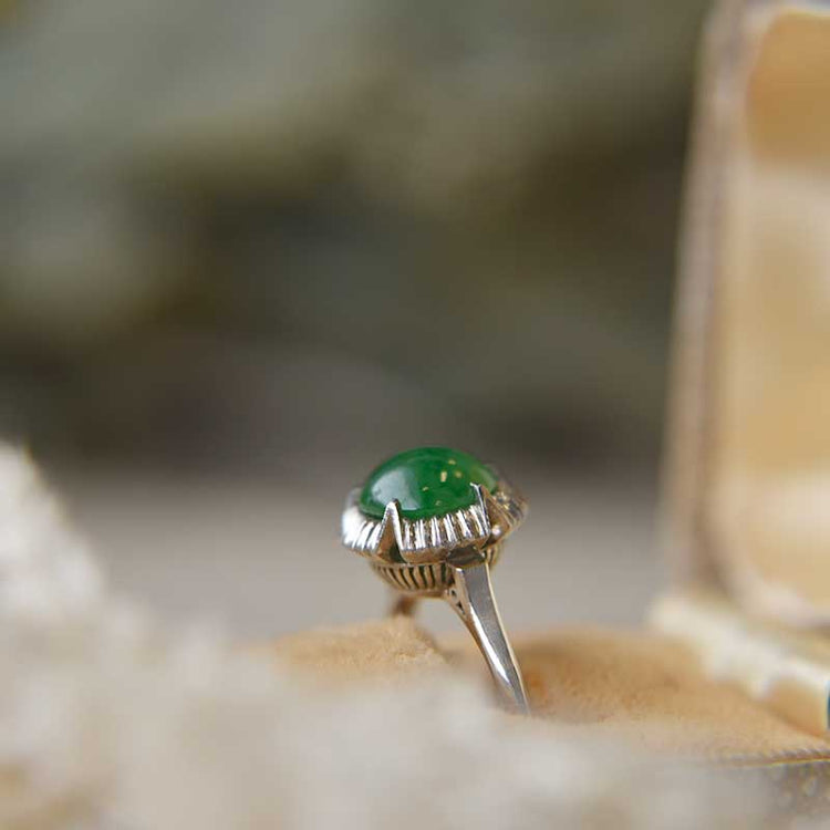 ヴィンテージ ヒスイリング PT850