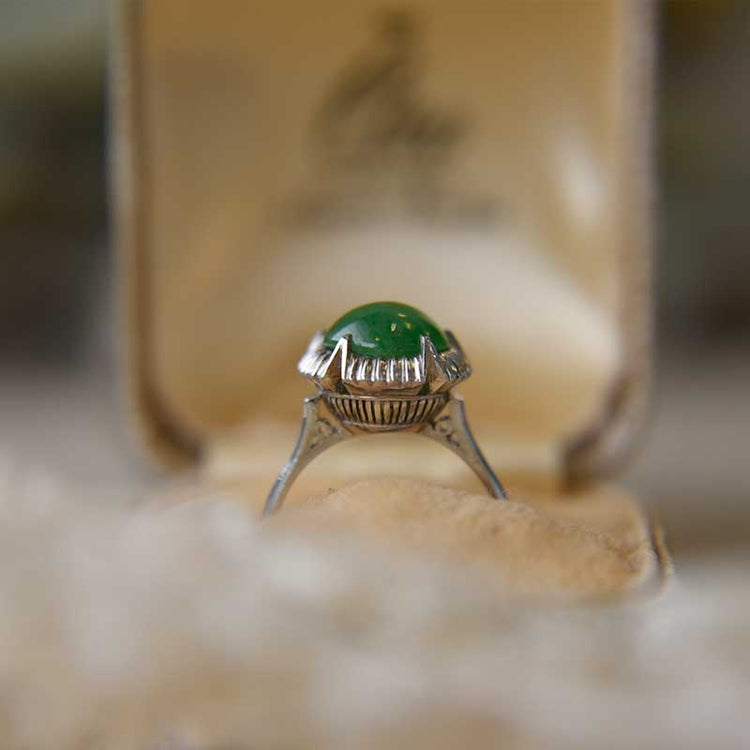 ヴィンテージ ヒスイリング PT850