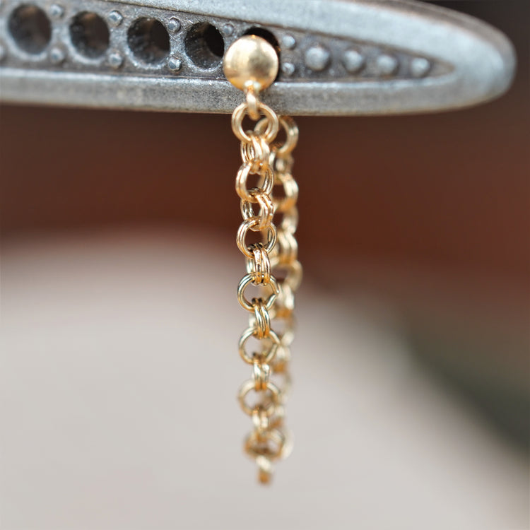 アシンメトリーデザイン ピアス