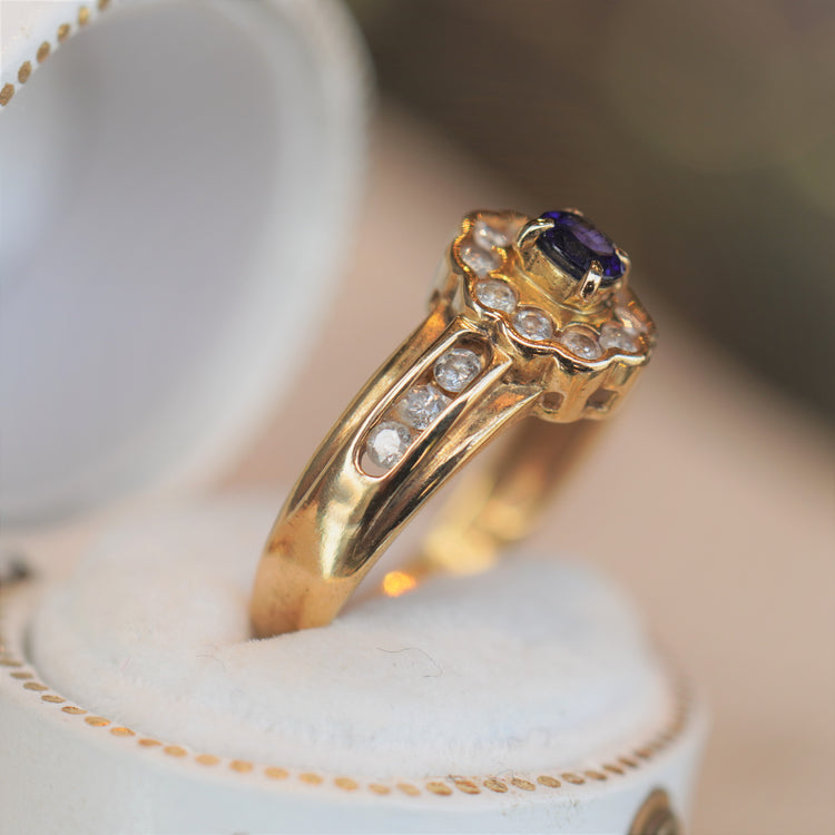 サファイア デザインリング